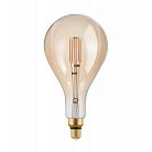 Светодиодная лампа филаментная диммируемая Eglo 110107 PS160, 4,5W (E27), L320, 2200K, 470lm, стекло, янтарный
