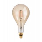 Светодиодная лампа филаментная диммируемая Eglo 110107 PS160, 4,5W (E27), L320, 2200K, 470lm, стекло, янтарный
