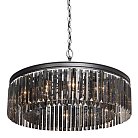 Подвесная люстра RH Rhys Smok Glass Prism Round Chandelier 60 ImperiumLoft 340104-22 40.3278-2