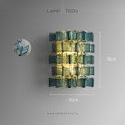 Бра DEXTER WALL Размер L. Цвет Синий Lampatron 8527-23642