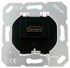 Механизм HDMI 2.0a, черный, разъем Type A 180° 4K Full HD @ 48 Hz 3D, HDR, Donel STRS20A Европа