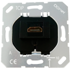 Механизм HDMI 2.0a, черный, разъем Type A 180° 4K Full HD @ 48 Hz 3D, HDR, Donel STRS20A Европа