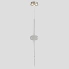 Светильник подвесной Crystal Lux GLASS SP3W LED CHROME