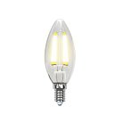 Лампочка светодиодная Uniel LED-C35-6W/WW/E14/CL GLA01TR картон