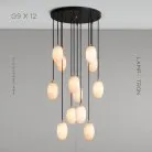 Готовая комбинация светильников LOU MORE 12 ламп Lampatron 6431-17334