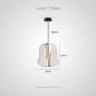 Подвесной светильник VOLGER Тип A. Цвет прозрачный Lampatron volger-a-clear 8675-24249