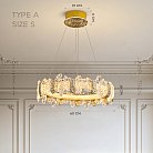 Кольцевые люстры и светильники TRILL Тип A. Размер S Lampatron trill-a-s 9085-25894