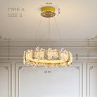 Кольцевые люстры и светильники TRILL Тип A. Размер S Lampatron trill-a-s 9085-25894
