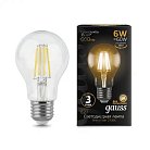 Лампа Gauss 102802106 LED Filament A60 E27 6W 2700K