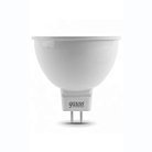 Лампа Gauss 13536 GU5.3 5.5W 6500K полусфера матовая Elementary MR16