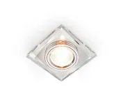 Встраиваемый точечный зеркальный светильник MR16 Ambrella light 8370 CL Crystal Spot