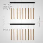 Готовая комбинация светильников HARDER COMBO Тип B. Размер S. 9 ламп Lampatron 6792-18647