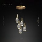 Готовая комбинация светильников GLADYS MORE 5 ламп. Диск (Диск) Lampatron 4610-11660