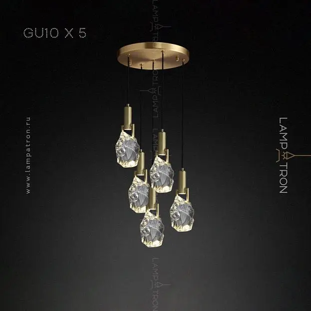 Готовая комбинация светильников GLADYS MORE 5 ламп. Диск (Диск) Lampatron 4610-11660 Готовая комбинация светильников GLADYS MORE 5 ламп. Диск (Диск) Lampatron 4610-11660