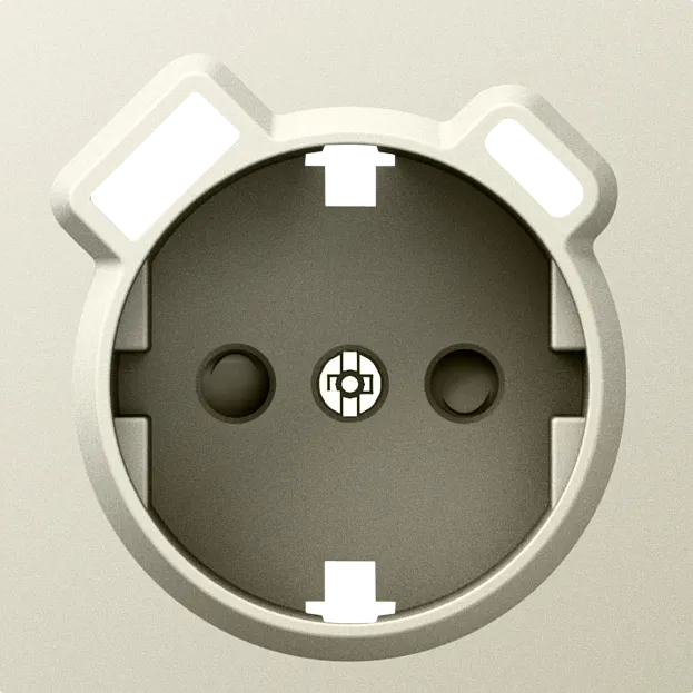 Накладка для розетки Schuko с зарядным устройством USB A+C, со шторками 16A 250В, шампань, Donel DE22951 A07