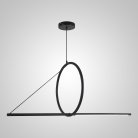 Подвесной Светильник Suspension Cercle Et Trait – Graphite Satine L120 144225-22 ImperiumLoft