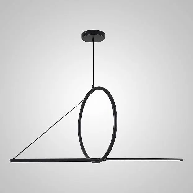 Подвесной Светильник Suspension Cercle Et Trait – Graphite Satine L120 144225-22 ImperiumLoft Подвесной Светильник Suspension Cercle Et Trait – Graphite Satine L120 144225-22 ImperiumLoft