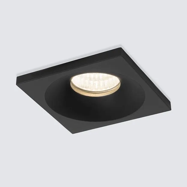 Встраиваемый светильник Elektrostandard 15271/LED черный Plain S a056027