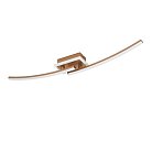 Светодиодный потолочный светильник 12W(LED), сталь, пластик, бронзовый, пластик, белый, 4000K, 1450lm Eglo 901219 LUNGOLAGO