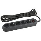 Розеточные блоки, удлинители ЭРА USF-5es-5m-B