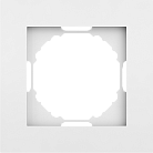 Рамка 1-я, матовый белый, Donel DE21133 A07