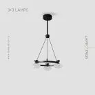 Кольцевые люстры и светильники TILMAN 3+3 плафона Lampatron tilman-6 8680-24277