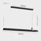 Реечный, рядный светильник HARMONY Размер L. Цвет черный Lampatron 6439-22648