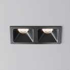 Встраиваемый светильник Maytoni DL043-02-10W4K-SQ-B-1 Alfa LED