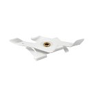 Фиксатор трека к потолку тип G к треку 5040xx-(F)/(R) БЕЛЫЙ Lightstar 504196-02 Quattro