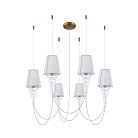 Подвес Donolux DL20751S6WBrClear Cascata