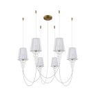 Подвес Donolux DL20751S6WBrClear Cascata