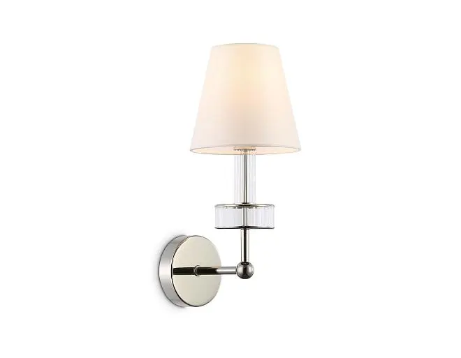 Настенный светильник с абажуром и хрусталем Ambrella light LH71005 Настенный светильник с абажуром и хрусталем Ambrella light LH71005