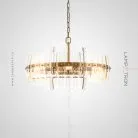 Люстра MILLENIUM Круглая 5 ламп. Цвет латунь. Lampatron 1525-7264