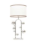 Настольная лампа Lumina Deco LDT 5528 CHR+WT Fabi
