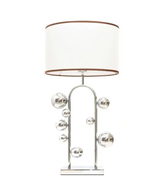 Настольная лампа Lumina Deco LDT 5528 CHR+WT Fabi