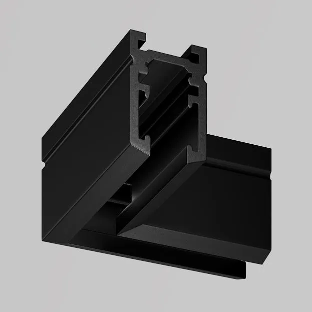 Коннектор угловой, накладной Maytoni Technical TRA184CL-11B Levity