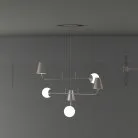 Люстра MONIKA Цвет Никель Lampatron 4856-12428