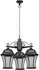 Уличный светильник подвесной Oasis Light 91370L/3 Bl ASTORIA 1 L