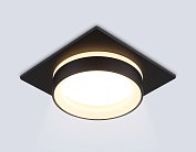 Встраиваемый светильник Ambrella light TN6710 BK черный IP44 GX53 max 15W 105*105*45