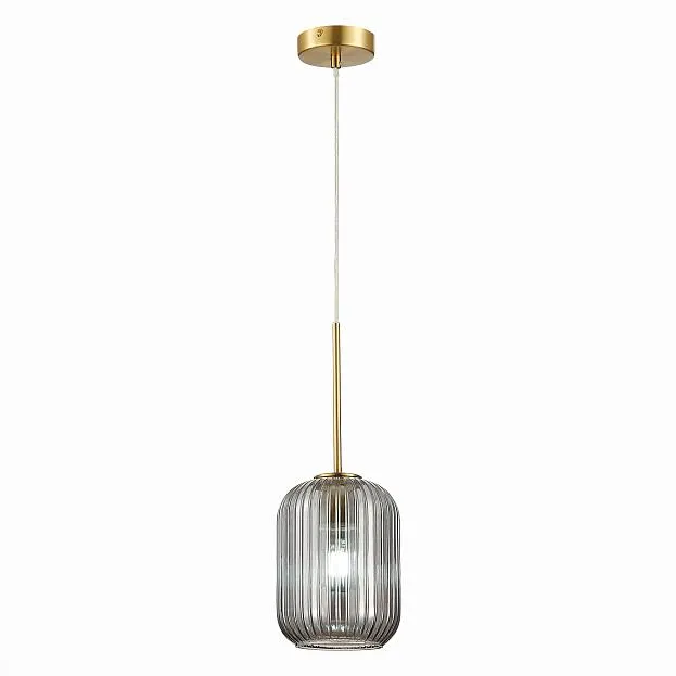 Подвес Латунь/Дымчатый E27 1*60W ST Luce SL1154.323.01 GRAN
