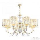 Люстра подвесная с плафонами 306067/8 Wh/Gd Arte Milano Florentia