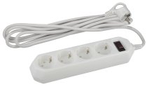 Розеточные блоки, удлинители ЭРА USF-M-4es-1.5m-W