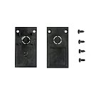 Комплект из 2х черных торцевых заглушек Vitaluce VT0320-01