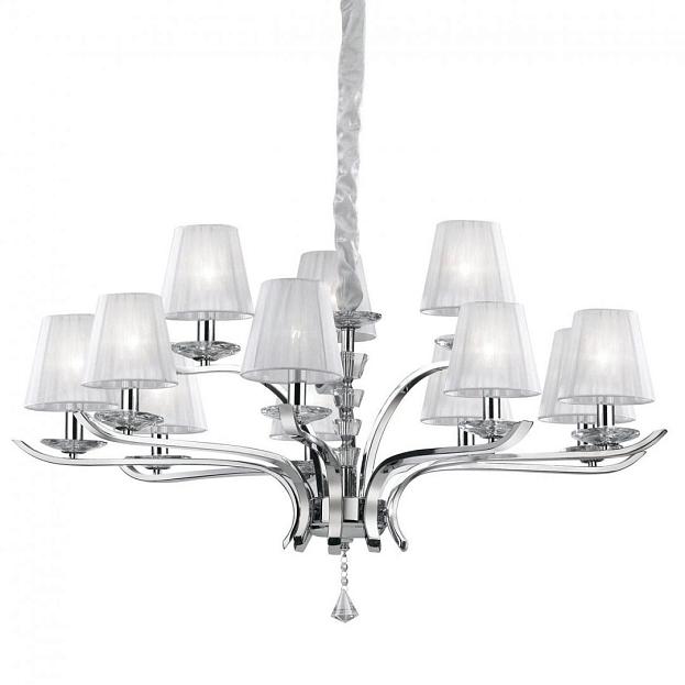 Подвесная люстра Ideal Lux 066431 PEGASO SP12 BIANCO