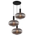 Подвесной светильник Lumina Deco LDP 1216-3 GY+BK Floril