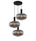 Подвесной светильник Lumina Deco LDP 1216-3 GY+BK Floril