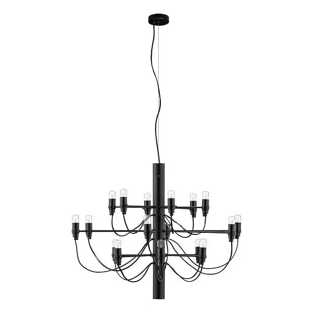 Подвесная люстра Loft IT 10196/650 Black Gino Подвесная люстра Loft IT 10196/650 Black Gino