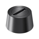 Чаша накладная для двойного вывода ленты черная Maytoni TRA130CRDuo-B Accessories for system Parity