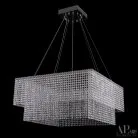 Люстра светодиодная хрустальная APL LED SH04.71.C.Ni.4000 Sicilia