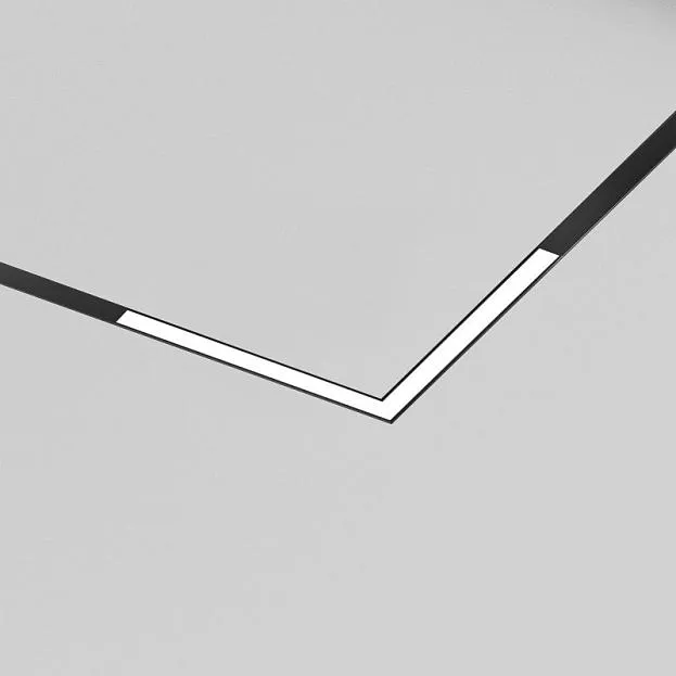 Линейный угловой светильник-коннектор 18 Вт 2700–6500K 120° Ra90 100–265VAC алюминий черный Denkirs DK8314-BK SMART LINEAR Zigbee